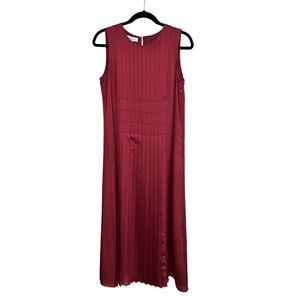 Lafayette 148 New York Sandrine Dress Winter Rose Women's Size Small
